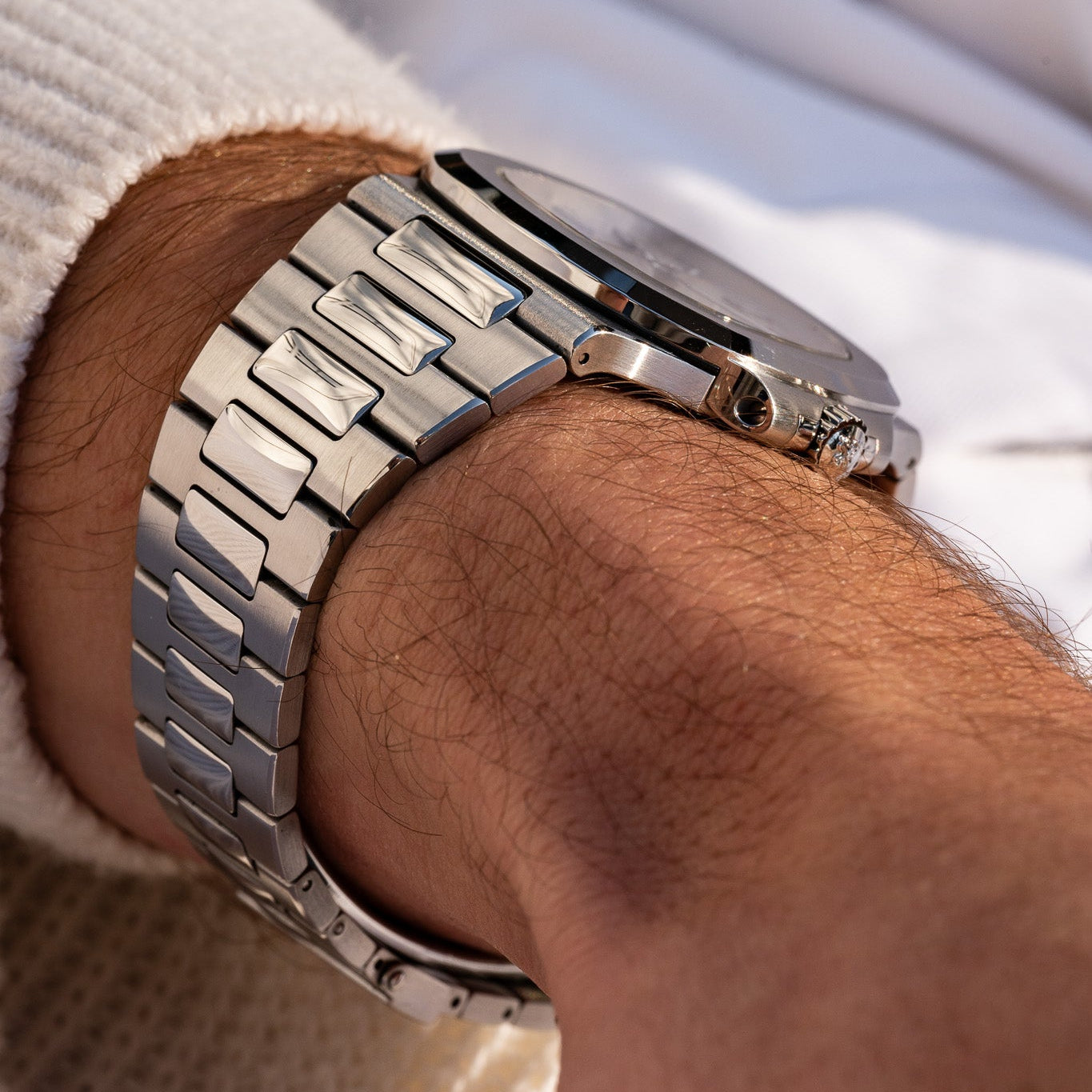 Patek Philippe Nautilus white Dial