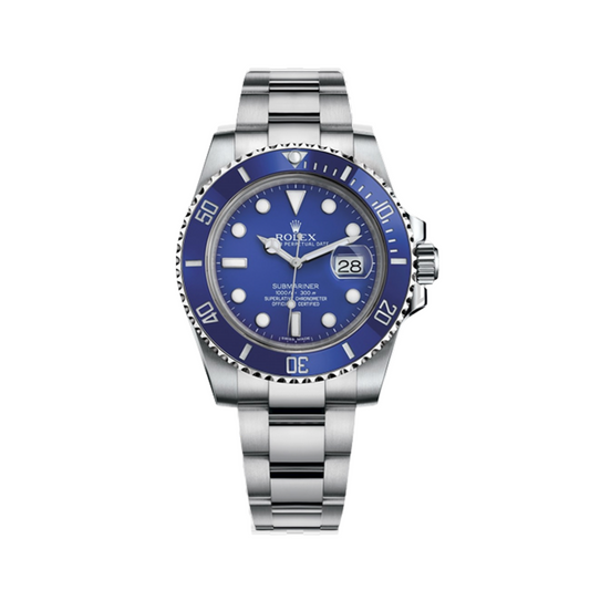 Rolex Submariner ‘Smurf’ White Gold Oyster Bracelet
