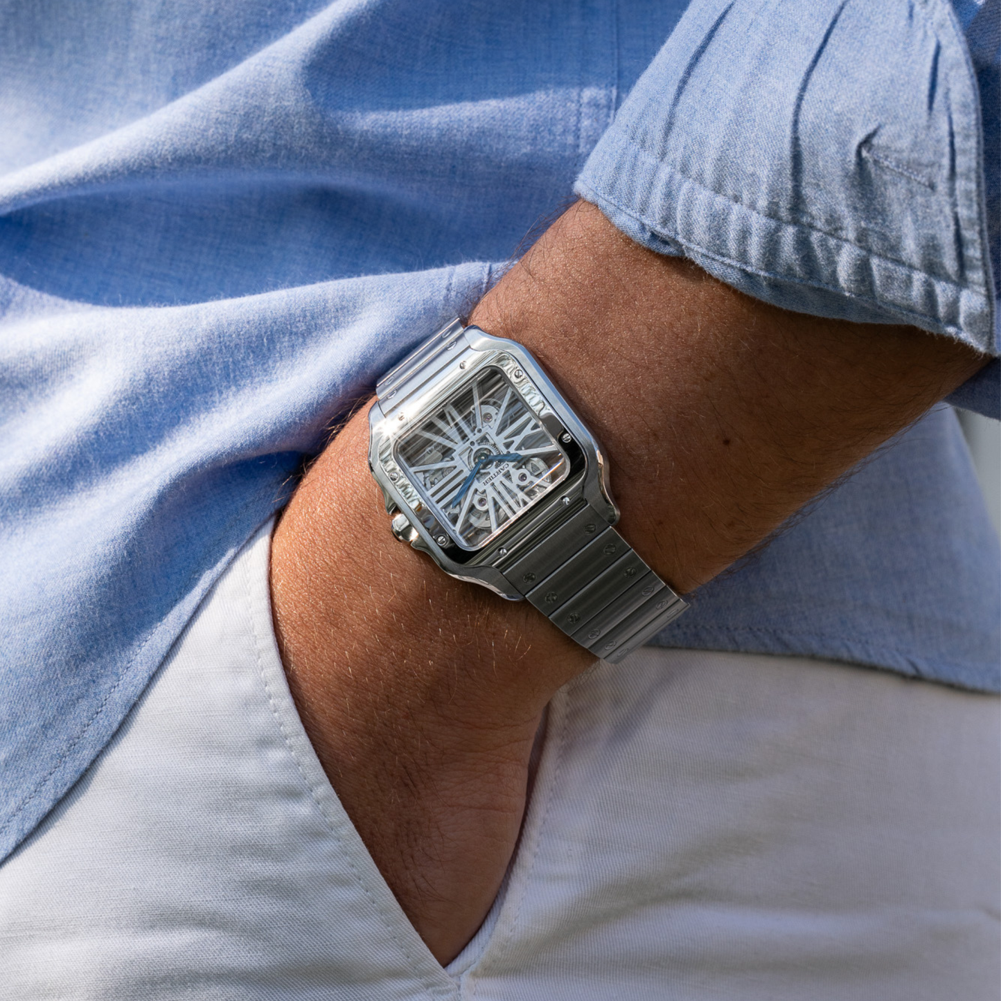 Cartier Santos de Cartier Skeleton –