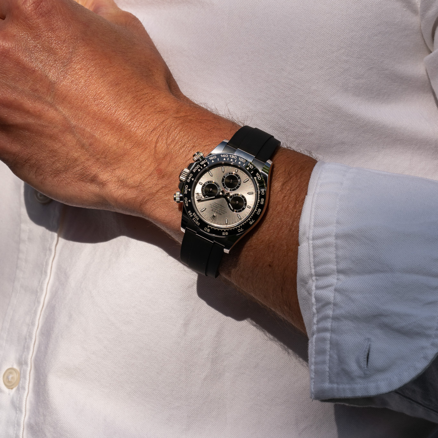 Rolex Daytona Ghost Dial Oysterflex White
