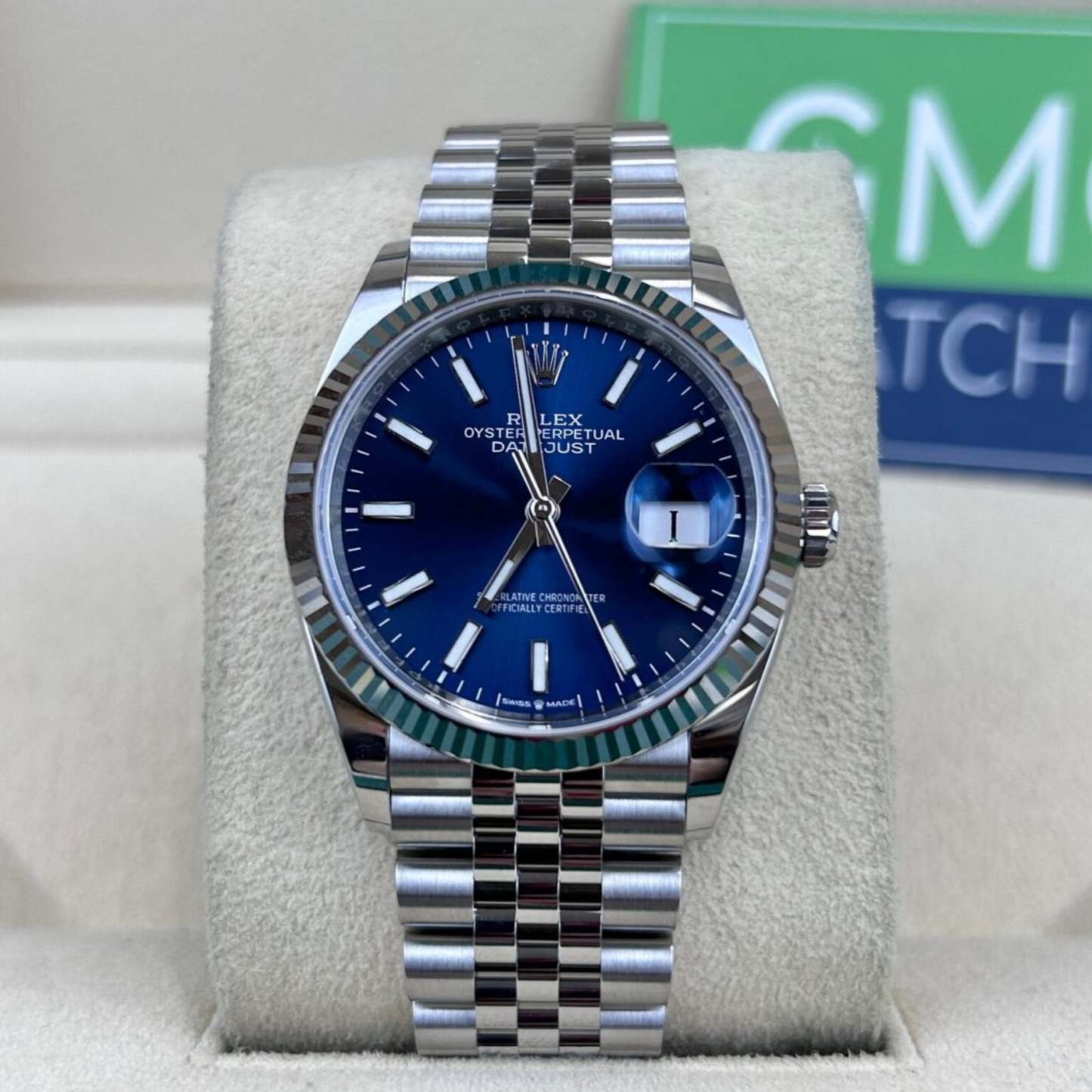 Rolex Datejust Fluted Bezel, Jubilee Bracelet, Blue