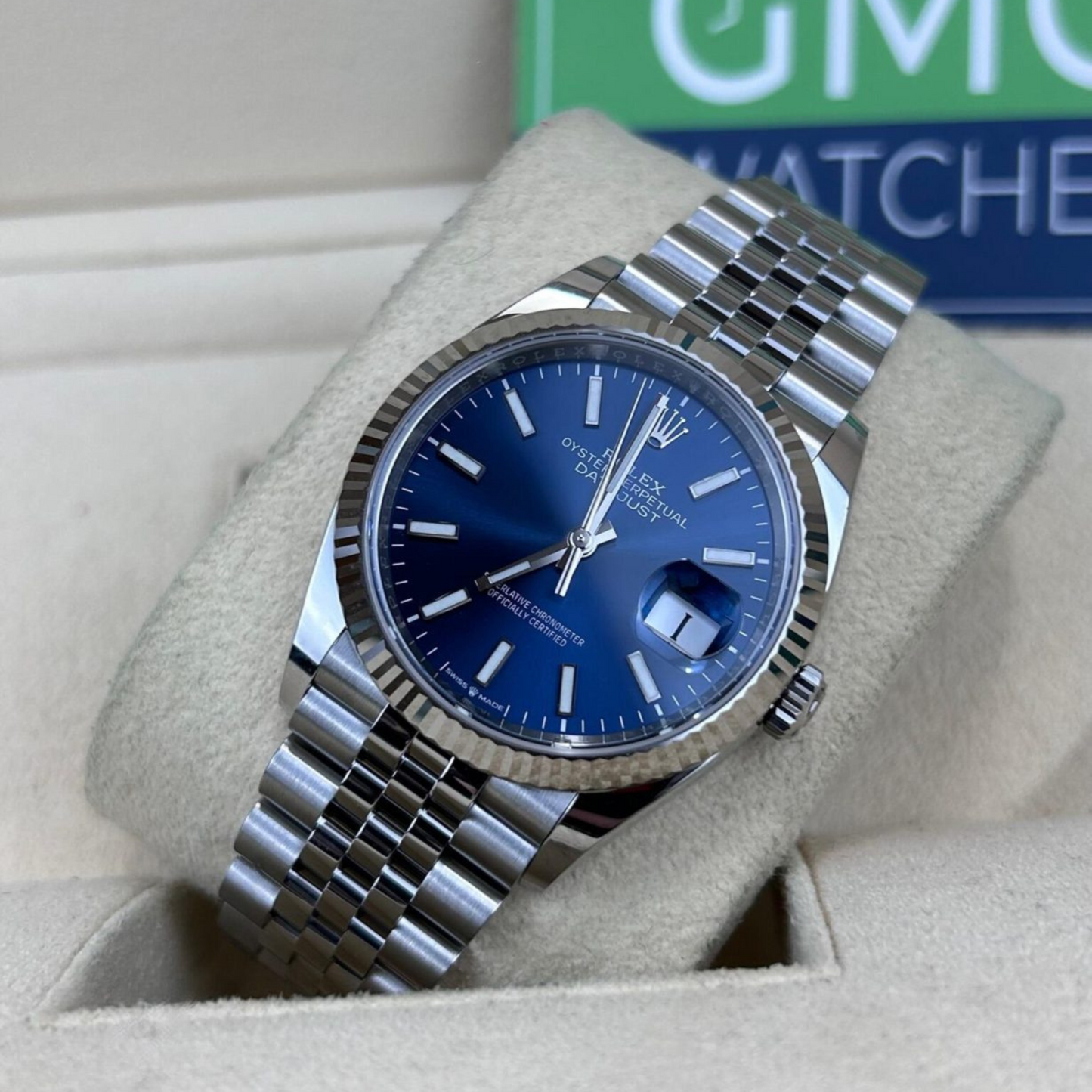 Rolex Datejust Fluted Bezel, Jubilee Bracelet, Blue