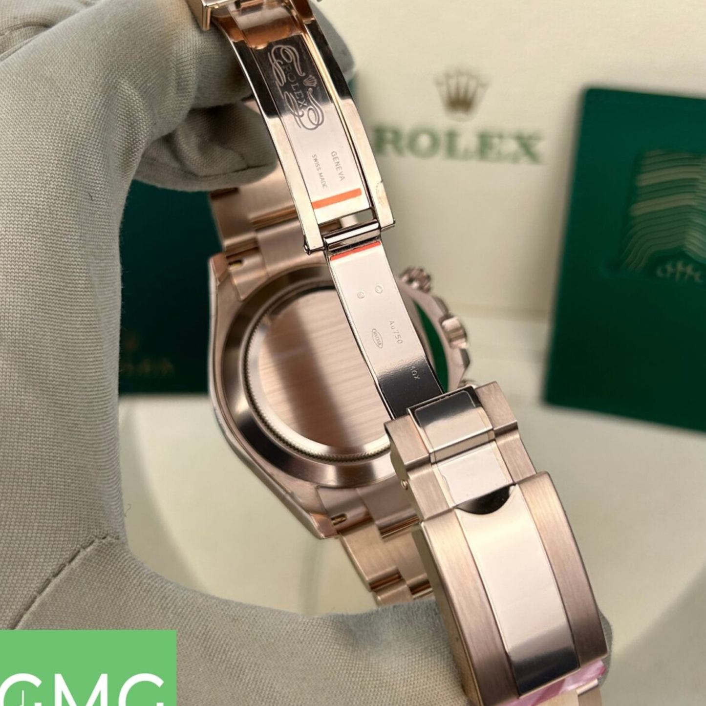 Rolex Daytona – Rose Gold Chocolate Baton Dial –