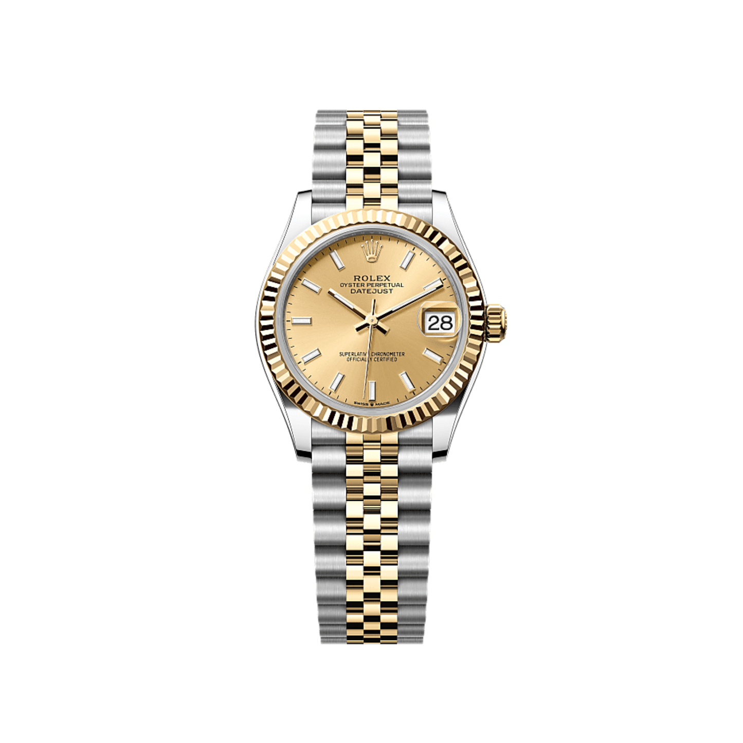 Datejust acier Oystersteel et or jaune Femme