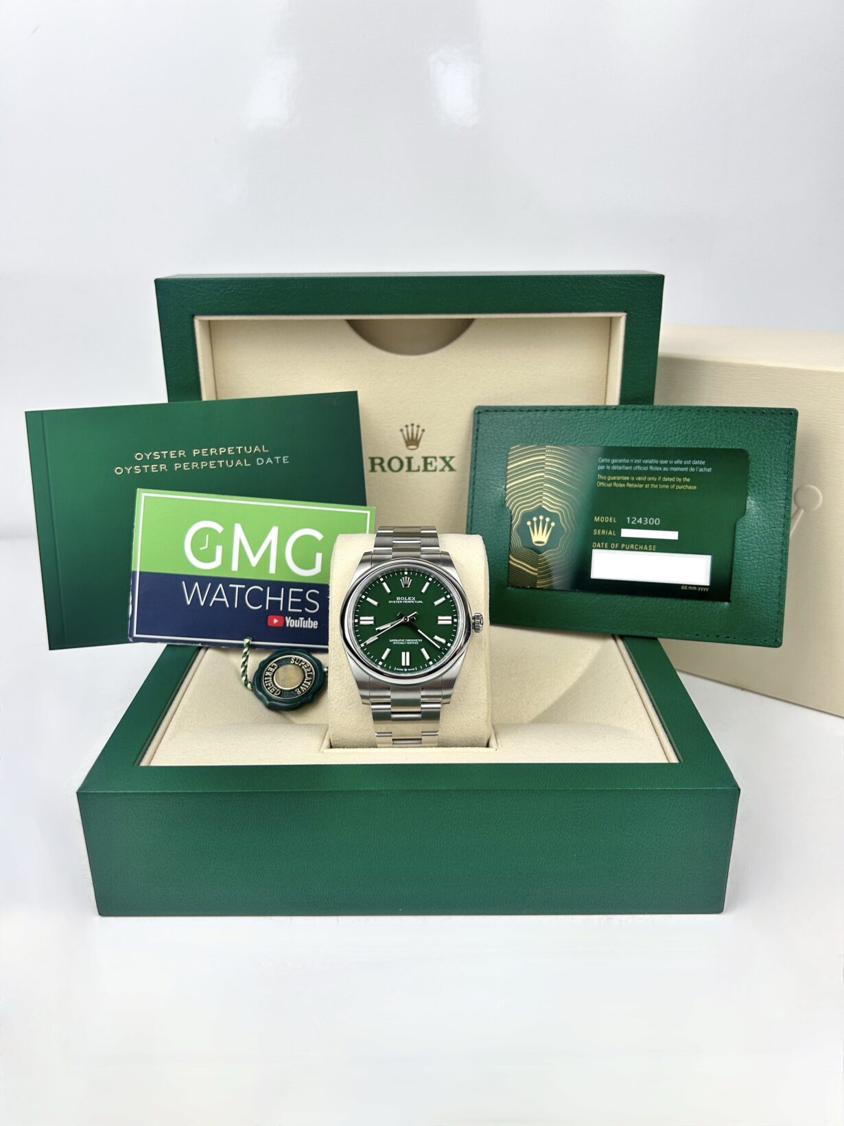 Rolex Oyster Perpetual – Green Dial –
