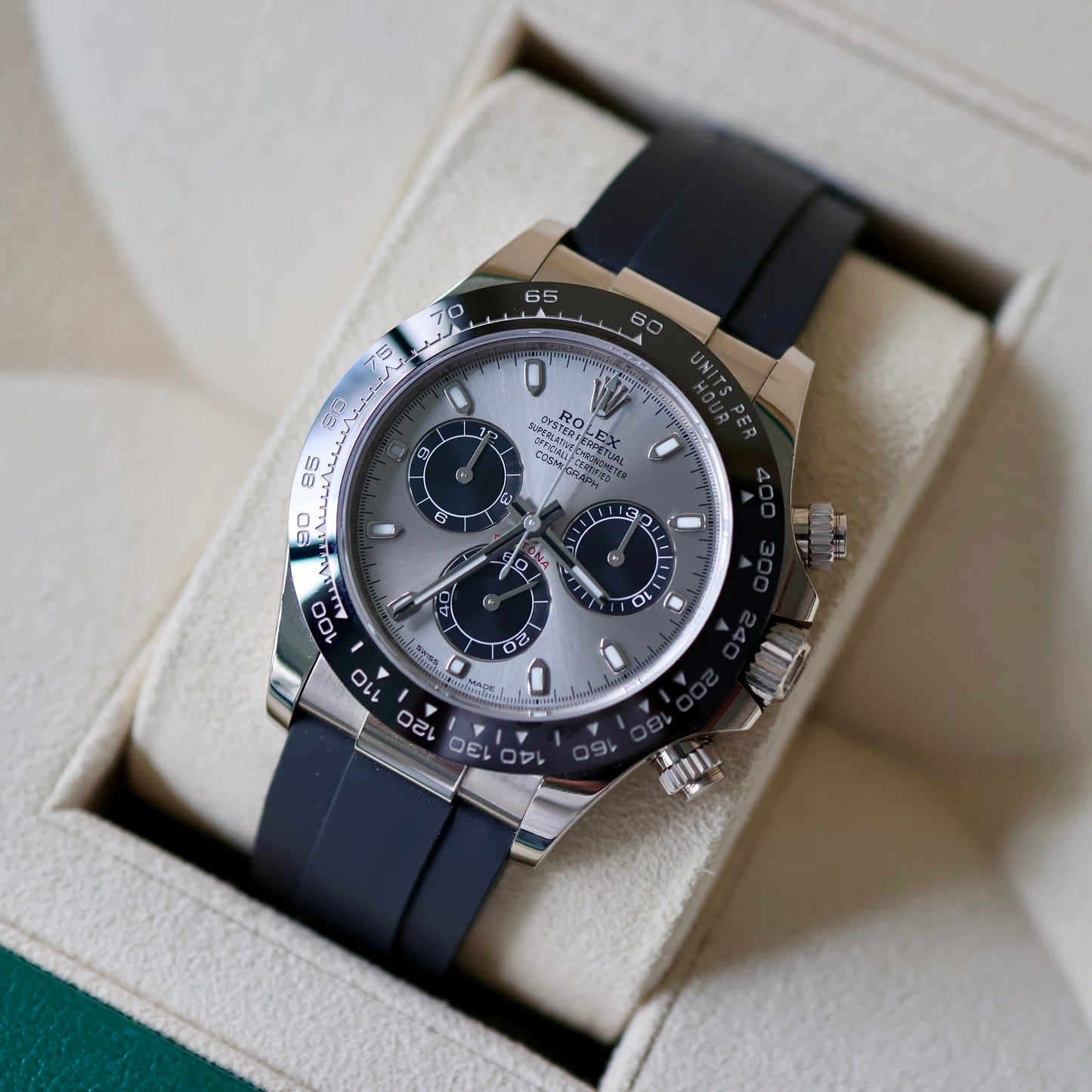 Rolex Daytona Ghost Dial Oysterflex White