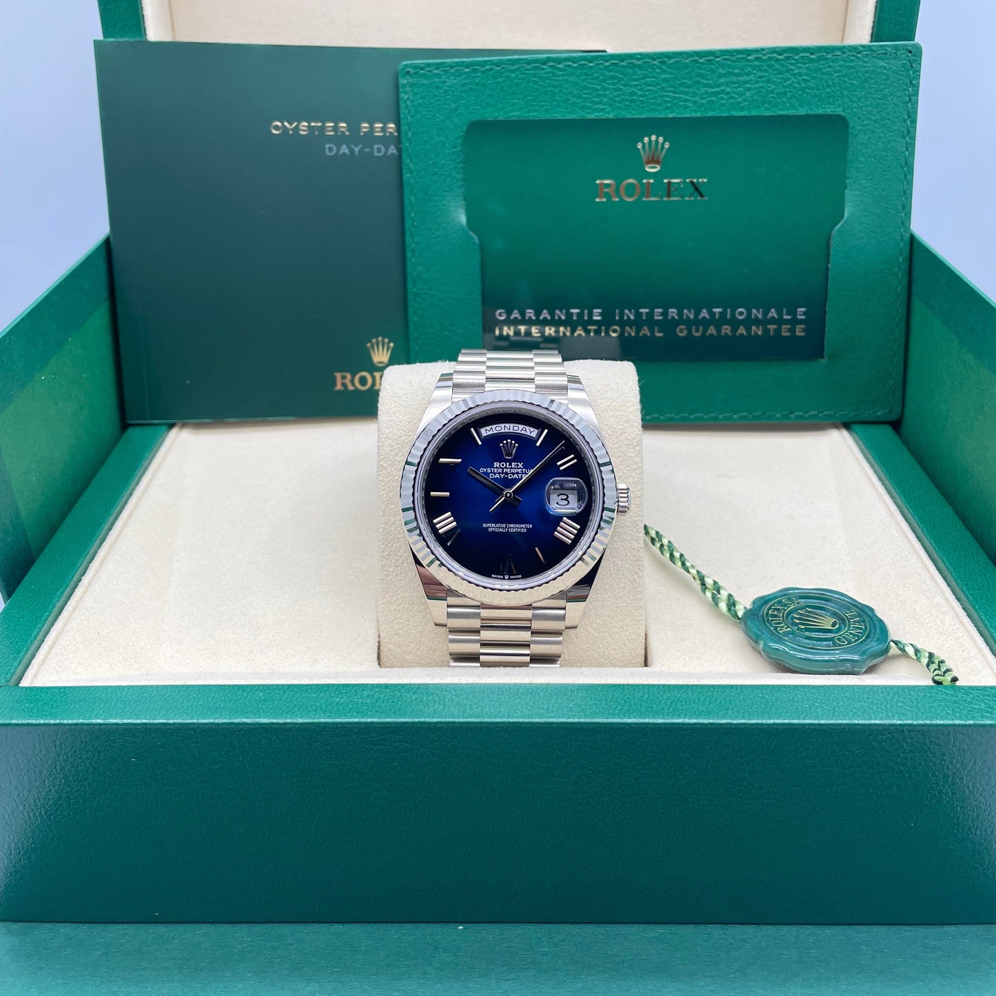 Rolex  Day-Date BLEU