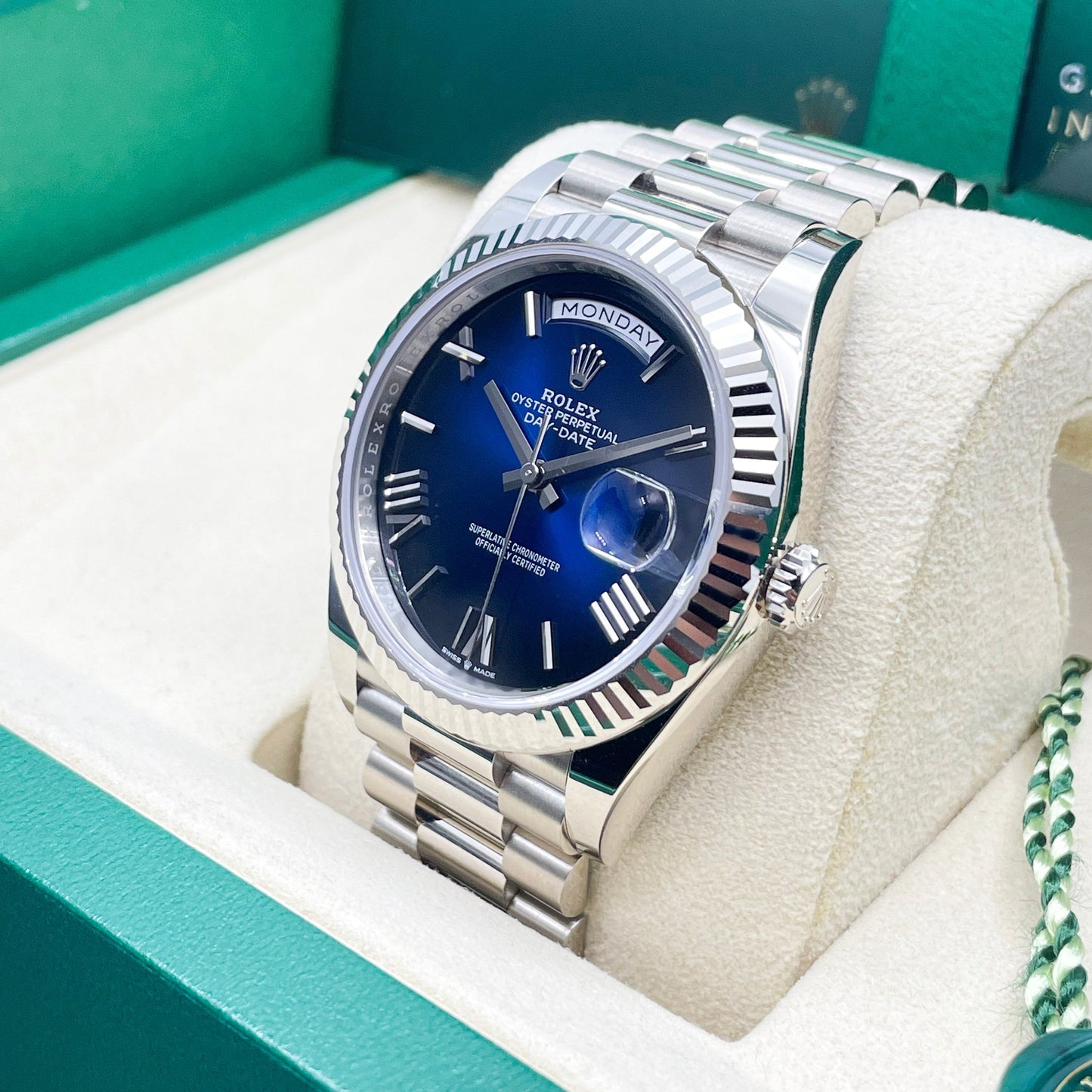 Rolex  Day-Date BLEU