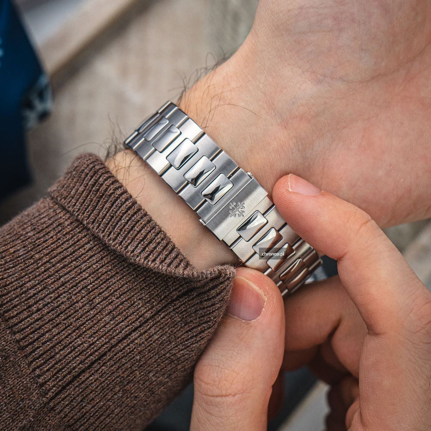 Montre Homme Patek Nautilus BLEU